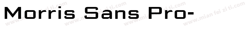 Morris Sans Pro字体转换